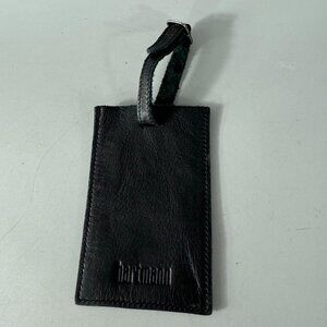 Hartmann Black Lamb Skin Travel Tag
